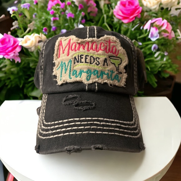 Accessories - NWT Distressed Mamacita Needs A Margarita